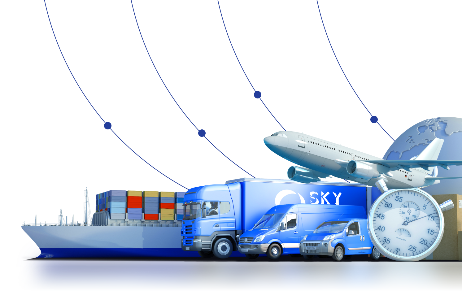 Vessel Schedule Illustration