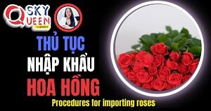 THỦ TỤC NHẬP KHẨU HOA HỒNG