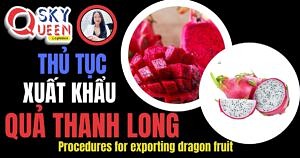 THỦ TỤC XUẤT KHẨU QUẢ THANH LONG