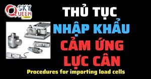 THỦ TỤC NHẬP KHẨU CẢM ỨNG LỰC CÂN