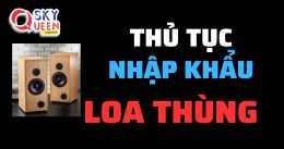 THỦ TỤC NHẬP KHẨU LOA THÙNG