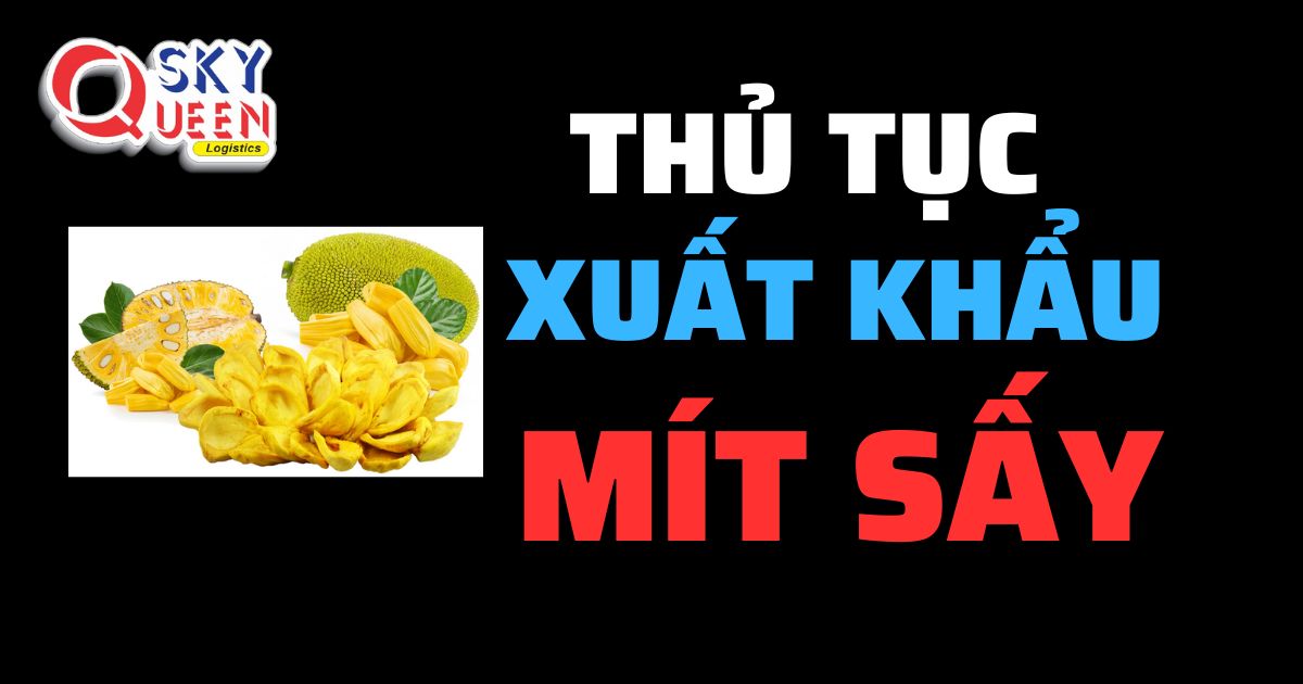 Thủ tục xuất khẩu Mít Sấy -Sky Queen Logistics.