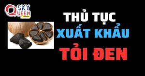 THỦ TỤC XUẤT KHẨU TỎI ĐEN