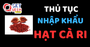 THỦ TỤC NHẬP KHẨU HẠT CÀ RI