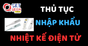 THỦ TỤC NHẬP KHẨU NHIỆT KẾ ĐIỆN TỬ