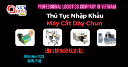 THỦ TỤC NHẬP KHẨU MÁY CẮT DÂY CHUN