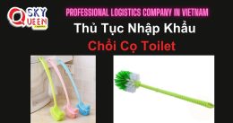 THỦ TỤC NHẬP KHẨU CHỔI CỌ TOILET