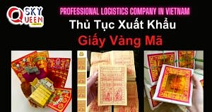 THỦ TỤC XUẤT KHẨU GIẤY VÀNG MÃ