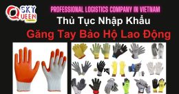 THỦ TỤC NHẬP KHẨU GĂNG TAY BẢO HỘ LAO ĐỘNG