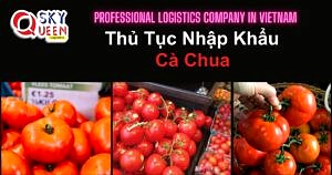 THỦ TỤC NHẬP KHẨU CÀ CHUA