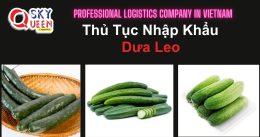 THỦ TỤC NHẬP KHẨU DƯA LEO