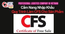 DỊCH VỤ LÀM CFS CHO SẢN PHẨM