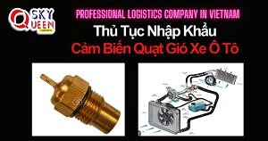 THỦ TỤC NHẬP KHẨU CẢM BIẾN QUẠT GIÓ CHO XE Ô TÔ