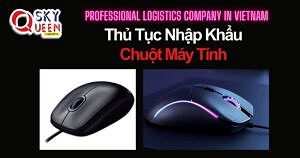 THỦ TỤC NHẬP KHẨU CHUỘT MÁY TÍNH