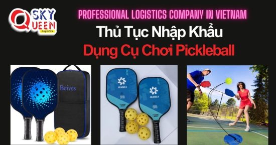 NHẬP KHẨU DỤNG CỤ CHƠI PICKLEBALL | Hs code 9506