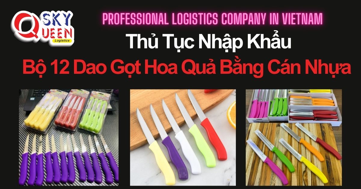 THỦ TỤC NHẬP KHẨU BỘ 12 DAO GỌT HOA QUẢ CÁN BẰNG NHỰA thu-tuc-nhap-khau-bo-12-dao-got-hoa-qua-can-bang-nhua-sky-queen-logistics