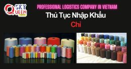THỦ TỤC NHẬP KHẨU CHỈ