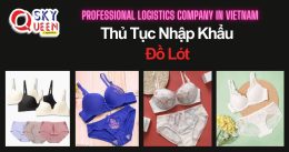 THỦ TỤC NHẬP KHẨU ĐỒ LÓT