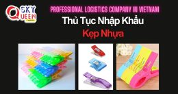 THỦ TỤC NHẬP KHẨU KẸP NHỰA