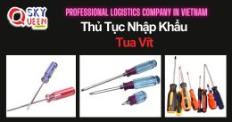 THỦ TỤC NHẬP KHẨU TUA VÍT