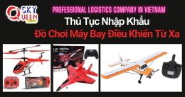 THỦ TỤC NHẬP KHẨU ĐỒ CHƠI MÁY BAY ĐIỀU KHIỂN TỪ XA