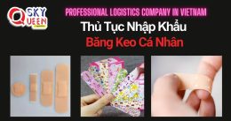 THỦ TỤC NHẬP KHẨU BĂNG KEO CÁ NHÂN