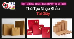 THỦ TỤC NHẬP KHẨU TÚI GIẤY