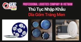 THỦ TỤC NHẬP KHẨU DĨA GỐM TRÁNG MEN