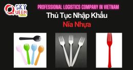 THỦ TỤC NHẬP KHẨU NĨA NHỰA
