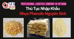 THỦ TỤC NHẬP KHẨU NHỰA PHENOLIC NGUYÊN SINH