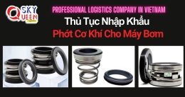 THỦ TỤC NHẬP KHẨU PHỚT CƠ KHÍ CHO MÁY BƠM