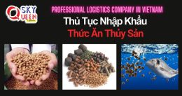 THỦ TỤC NHẬP KHẨU THỨC ĂN THỦY SẢN