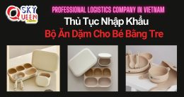 THỦ TỤC NHẬP KHẨU BỘ ĂN DẶM CHO BÉ BẰNG TRE