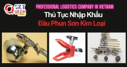THỦ TỤC NHẬP KHẨU ĐẦU PHUN SƠN KIM LOẠI