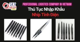 THỦ TỤC NHẬP KHẨU NHÍP TĨNH ĐIỆN
